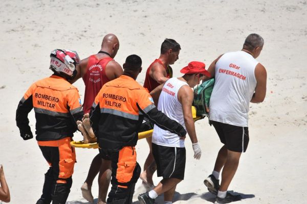 Mais de mil banhistas são resgatados nas praias do Rio de Janeiro durante o feriadão