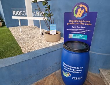 Águas no Rio lança pontos de coleta para evitar descarte de óleo de cozinha na rede de esgoto